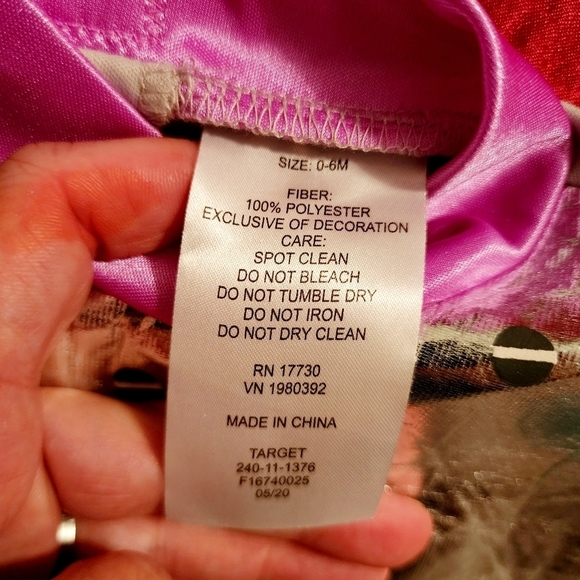 Hyde & Eek Boutique Silver Metallic Robot Top Halloween Costume Cosplay Sz 0-6M - Picture 4 of 4